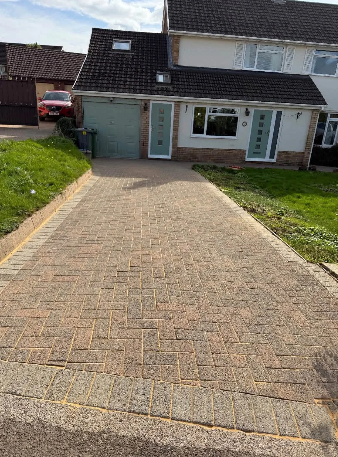 After — driveway surface